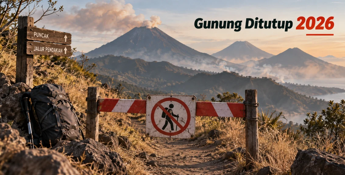Daftar Gunung yang Ditutup 2026, Cek Status Sebelum Mendaki